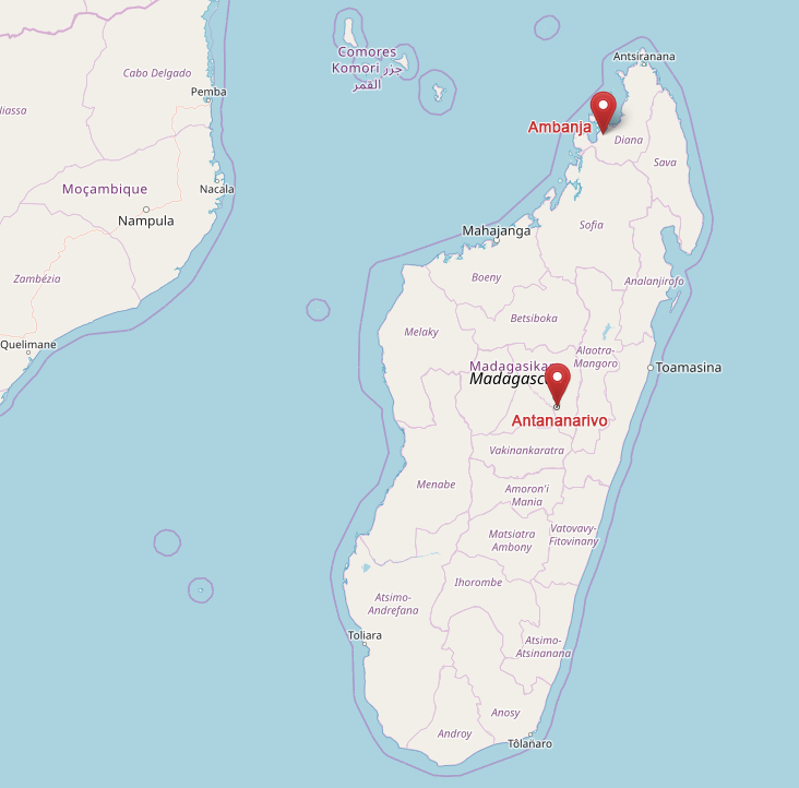 Madagaskar - Standorte